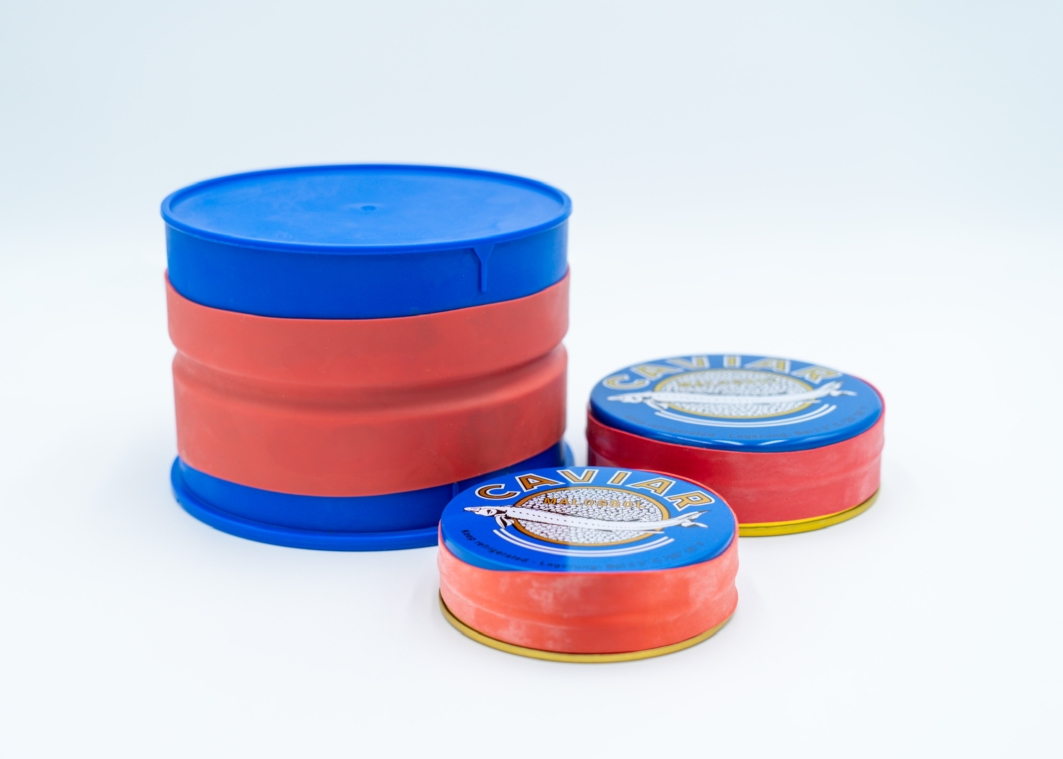 Monsieur Caviar gift-style trio packaging